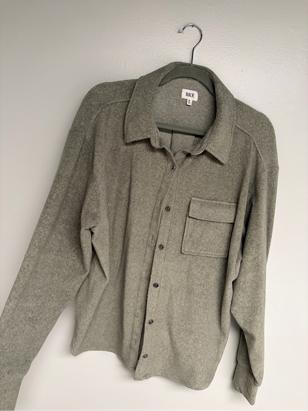 BKE Light Olive Green Casual Jacket